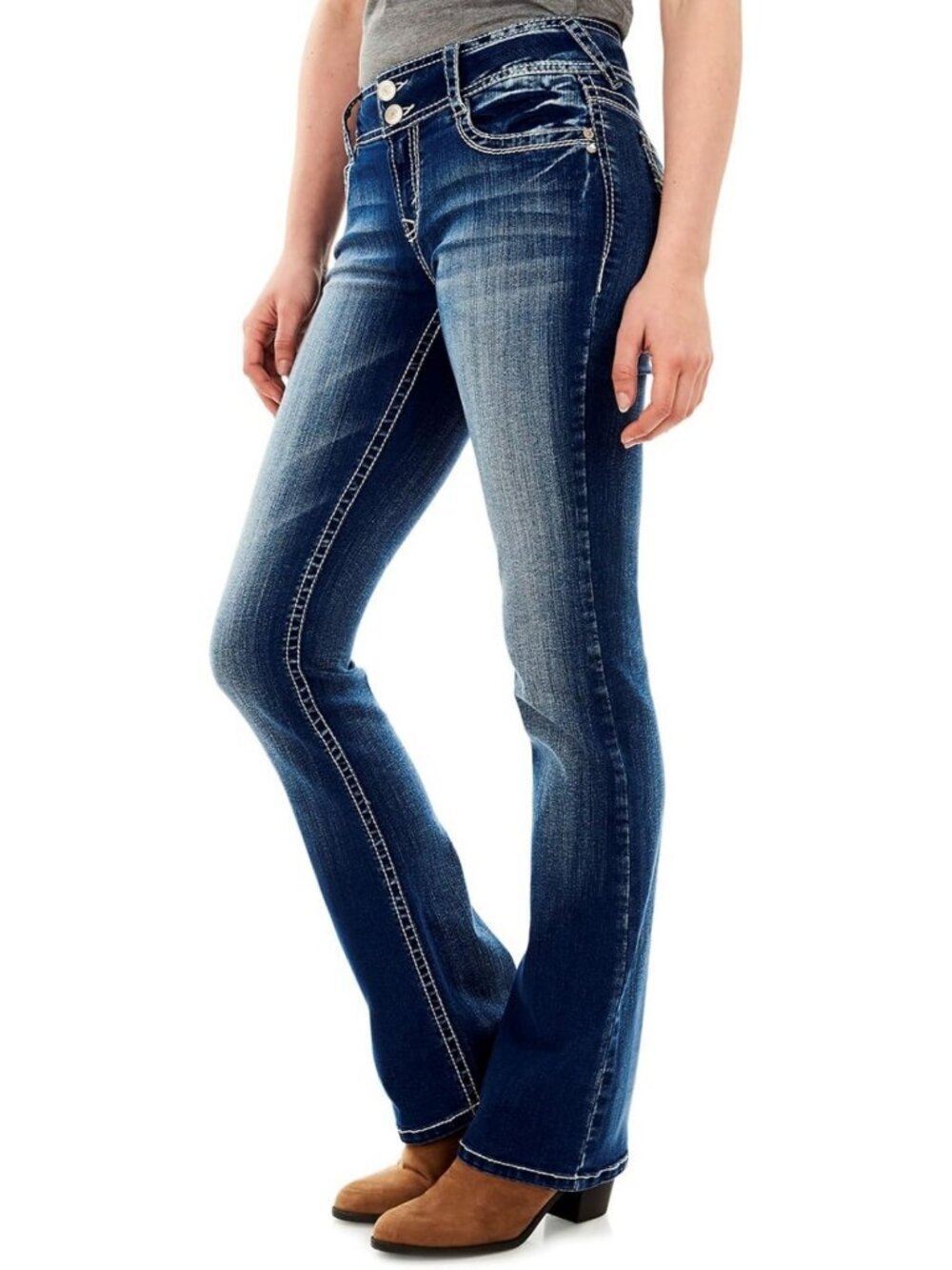 Curvy Bootcut Jeans for Women, Sizes 0-24, Luscious Fit, Flattering Style
